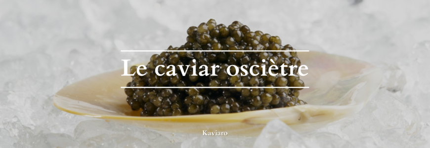 Le caviar osciètre
