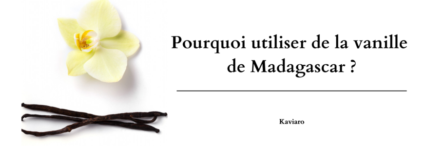 Pourquoi utiliser de la vanille de Madagascar ?