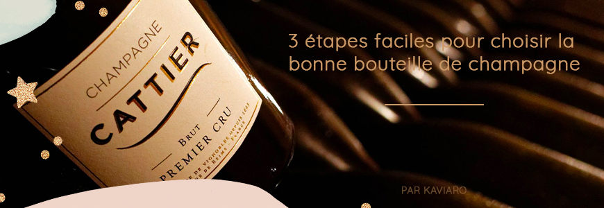3 étapes faciles pour choisir la bonne bouteille de champagne